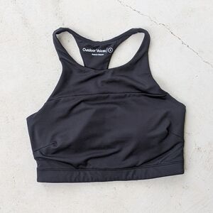 Outdoor Voices Charcoal Halter Lined And Padded Sports Bra